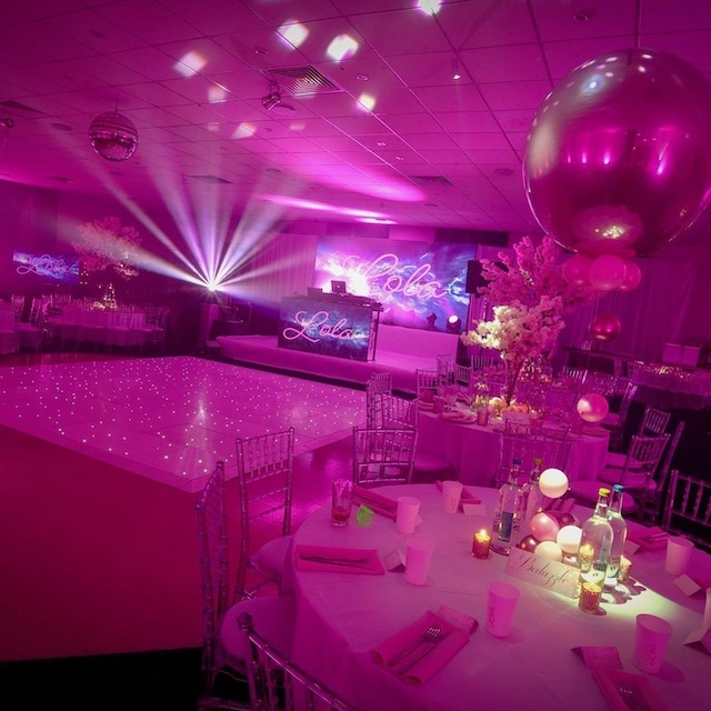 White LED Starligt Dance Floor