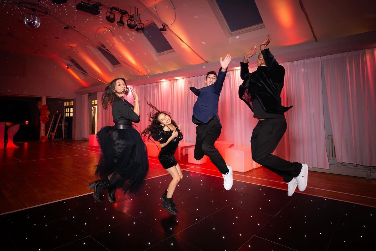 Black LED Starligt Dance Floor