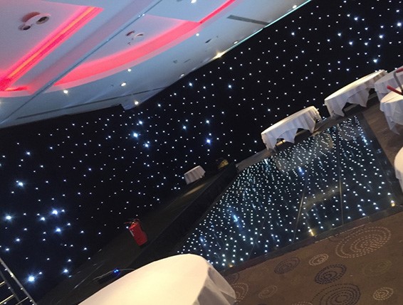 Black Starlit Dance Floor